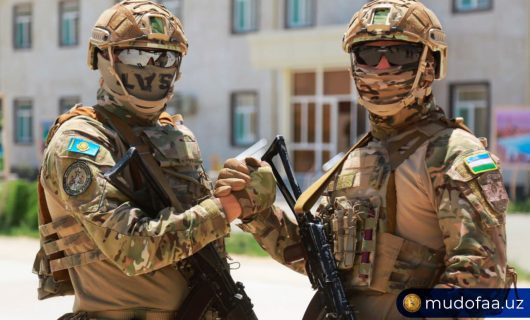 Военные Узбекистана и Казахстана провели совместные военные учения