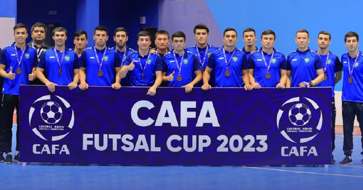 Узбекистан занял третье место на чемпионате ЦА по футзалу