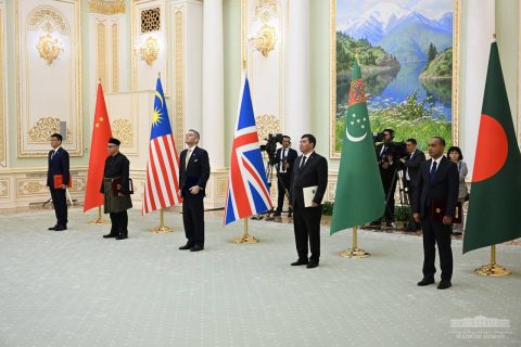 Новые послы Китая, Малайзии, Великобритании, Туркменистана и Бангладеш приступили к работе