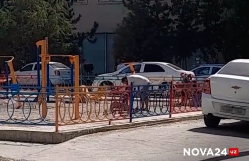 В Ташкенте жители обеспокоились возможной застройкой детской площадки без их разрешения — видео