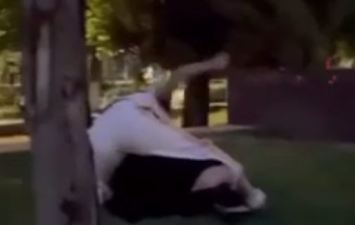 В Ташкенте девушка избивала школьницу пока ее друзья снимали все на видео