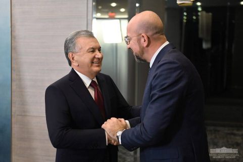 Шавкат Мирзиёев принял президента Евросовета в Нью-Йорке