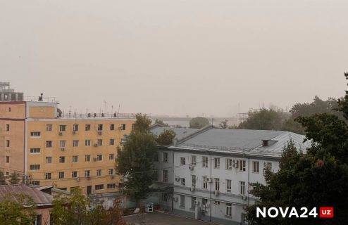 Ташкент накрыла пыль — видео