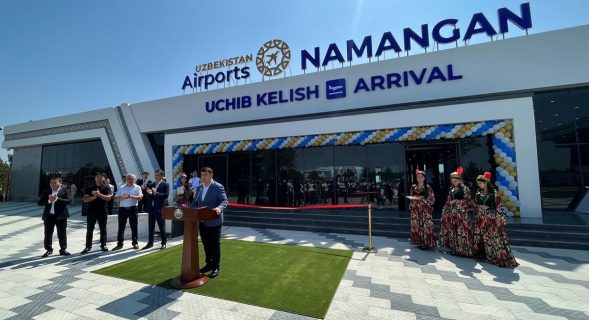В аэропорту Намангана обновили терминал прилета