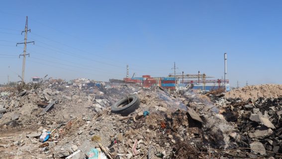 Экопартия заинтересовалась незаконной свалкой в Ташкенте