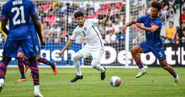 Узбекистан и США провели первый матч в истории — видео