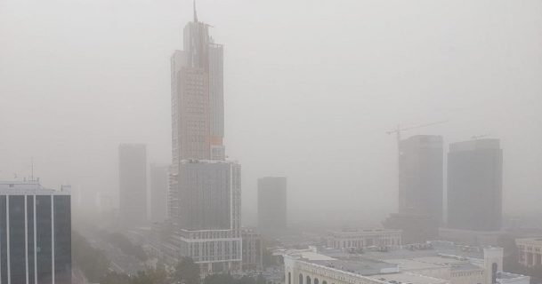 Пыль в Ташкент прилетела из Казахстана