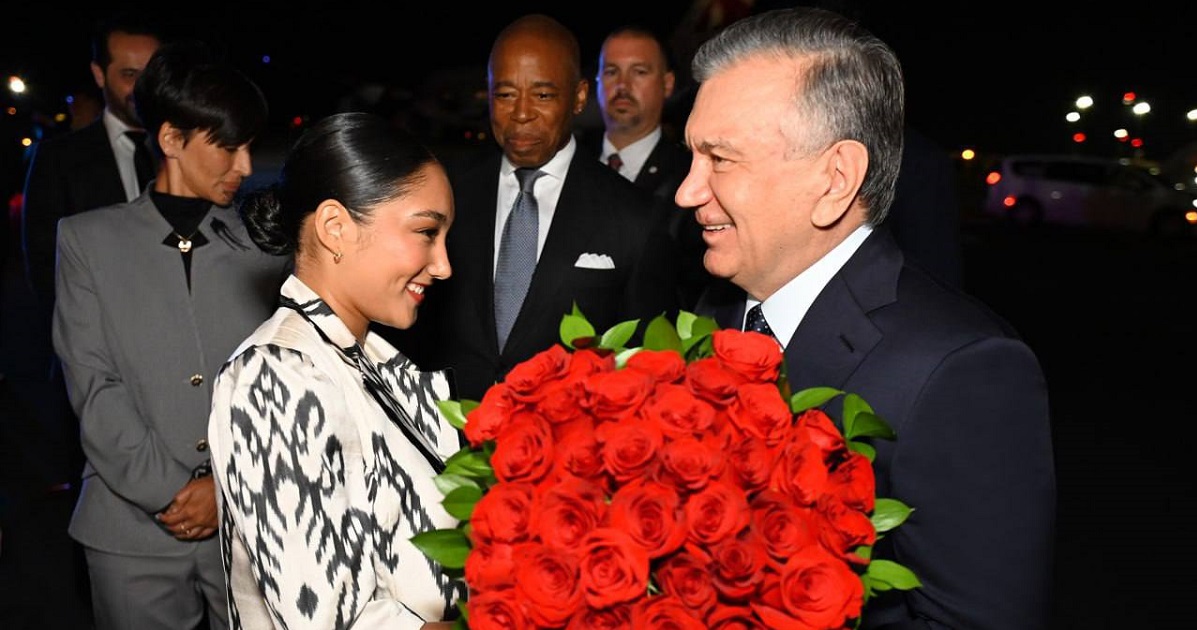 Президент Узбекистана прилетел в Нью-Йорк