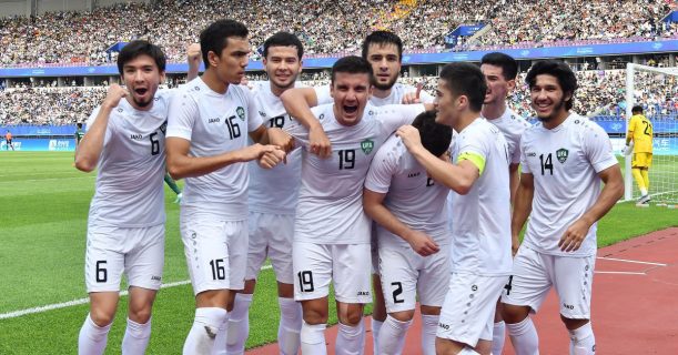 Сборная Узбекистана по футболу пробилась в полуфинал на Азиатских играх