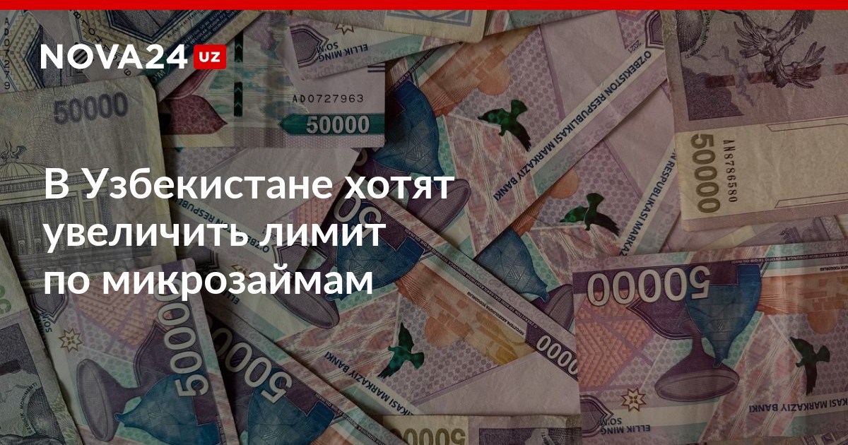 В Узбекистане хотят увеличить лимит по микрозаймам – Новости Узбекистана – NOVA24.UZ