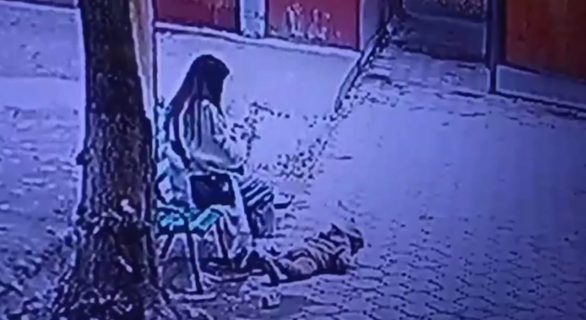 В Ташкенте девушка избила ребенка — видео
