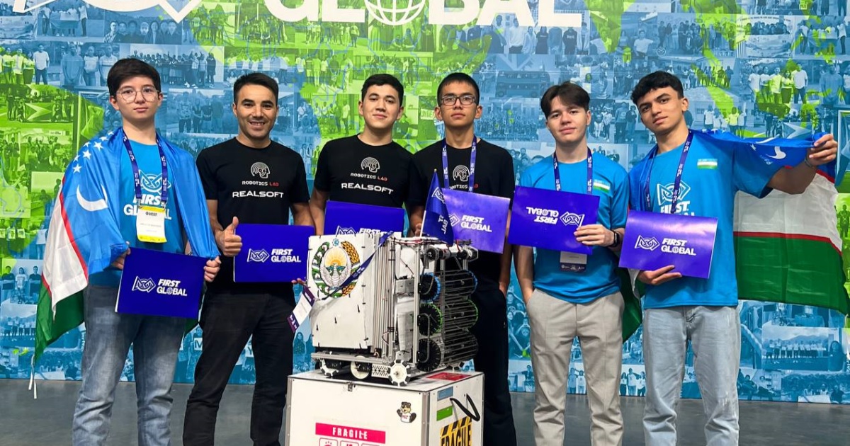 Узбекистан завоевал бронзу на чемпионате мира по робототехнике