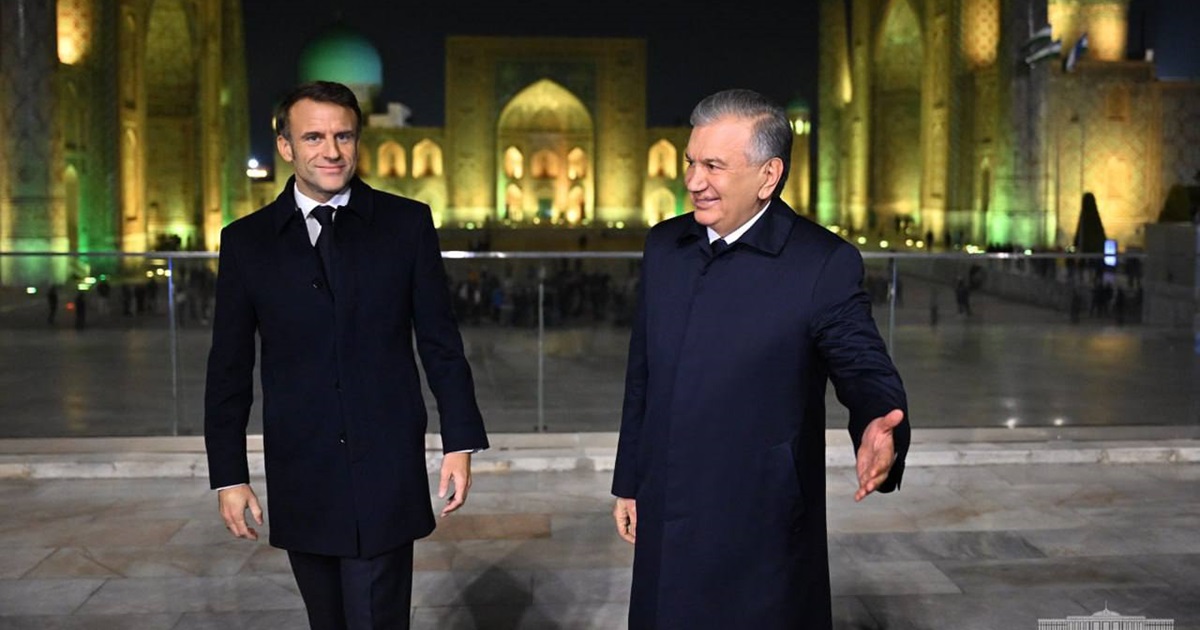 Президенты Узбекистана и Франции стали друзьями