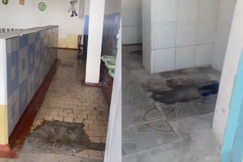 «Детям не дают ходить в новый туалет»: В Самарканде пожаловались на плачевное состояние школы — видео