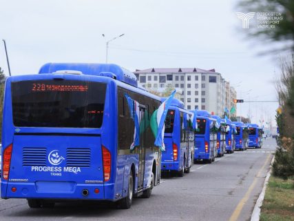 Бухара получила новые автобусы