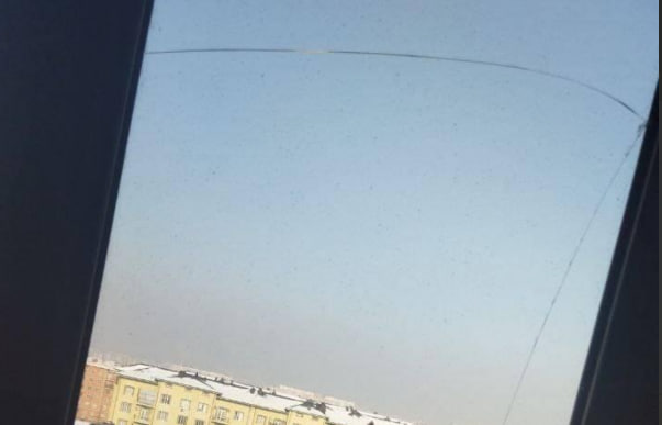 В ташкентской новостройке от мороза потрескались панорамные окна