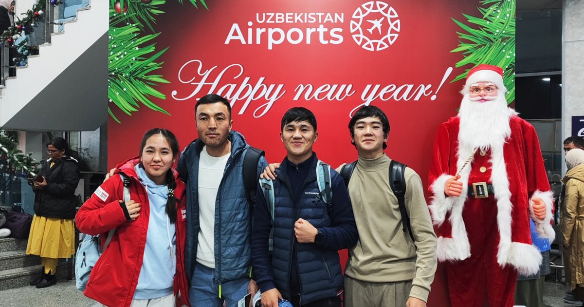 Команда Узбекистана отправилась в Южную Корею для подготовки к зимней юношеской Олимпиаде