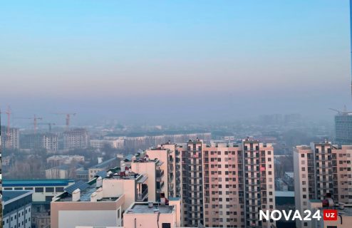 Загрязнение воздуха Ташкента незначительно выше нормы