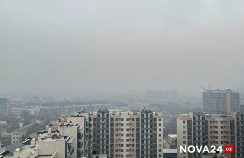 Качество воздуха Ташкента опустилось на красный уровень