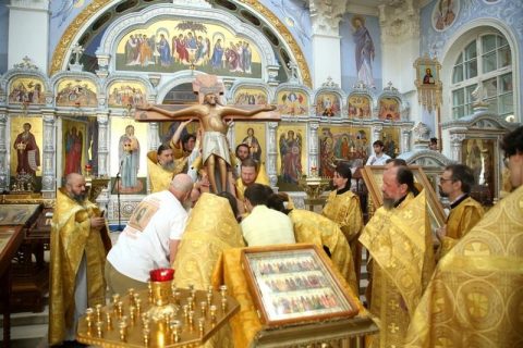 В Ташкент доставили Годеновский животворящий крест