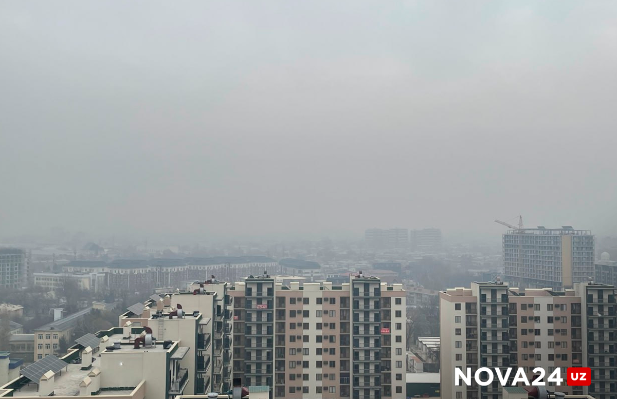 Воздух в Ташкенте остается пыльным, несмотря на дождливую погоду