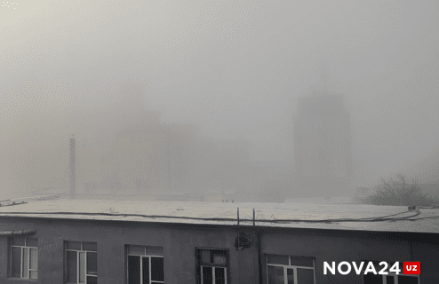 Воздух в Ташкенте слегка запылился