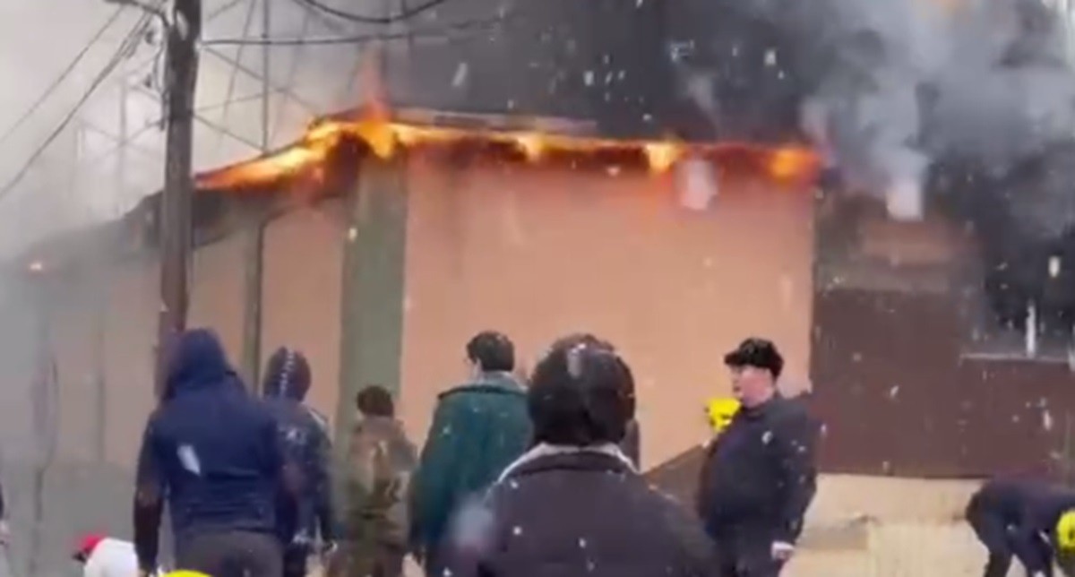 В Ташкенте произошел пожар в частном секторе — видео