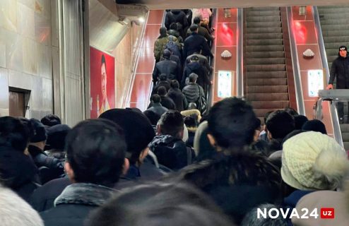 В метро Ташкента заменят устаревшие эскалаторы