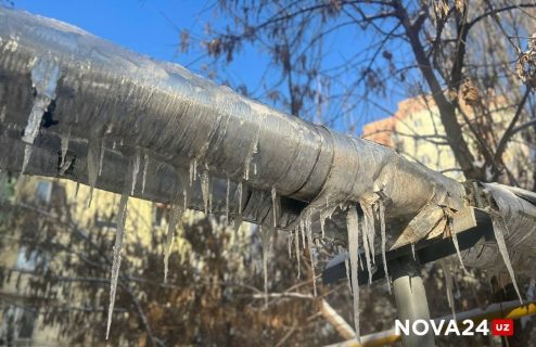 В МЧС призвали узбекистанцев остерегаться снежных масс и сосулек на крышах