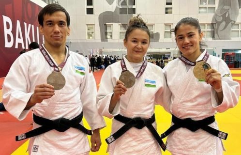 Дзюдоисты Узбекистана завершили «Большой шлем» с тремя медалями