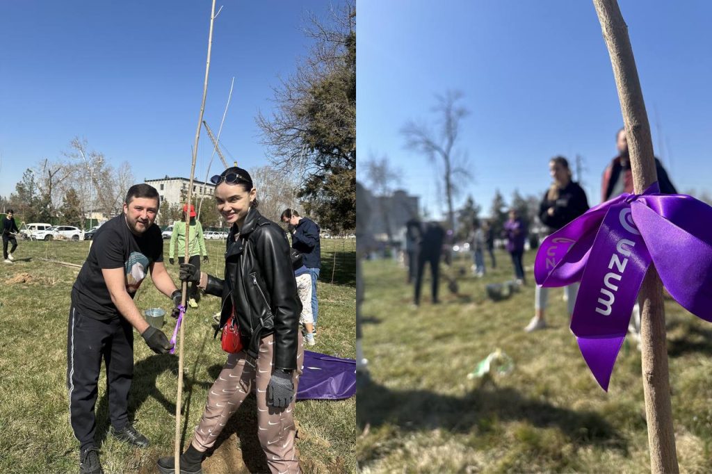 Сотрудники Uzum в рамках республиканского хашара высадили деревья по всему Узбекистану