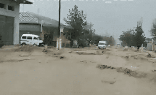 Ливни затопили районы Самаркандской области — видео