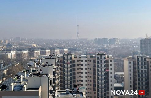 Воздух Ташкента остается пыльным