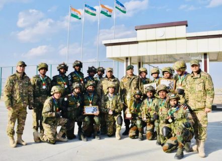 В Термезе начались совместные военные учения Узбекистана и Индии