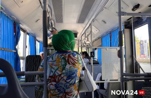 В Ташкенте в автобусе мужчина стянул платье спящей женщины и прикоснулся к ее груди