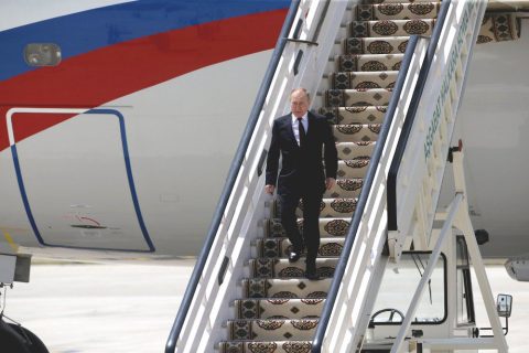 Путин прилетит в Узбекистан