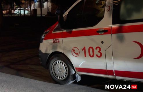 В Андижане водитель снёс бегущего пешехода — видео