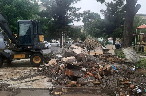 В Ташкенте обнаружили и уничтожили очередную незаконную постройку