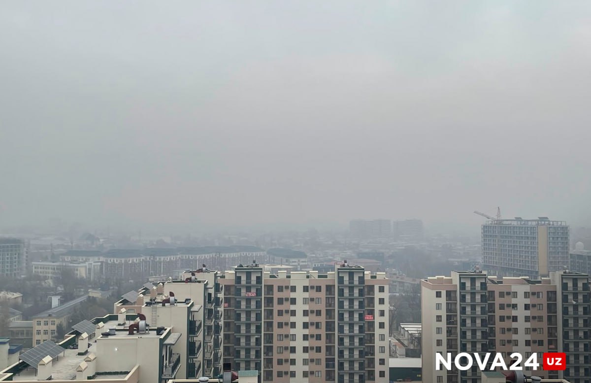 Воздух Ташкента продолжает наполняться пылью