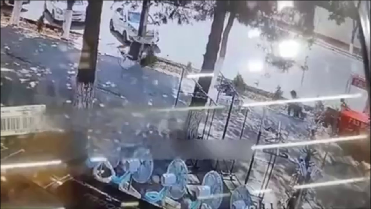 В Андижанской области у торговца напитками взорвался кислородный баллон — видео