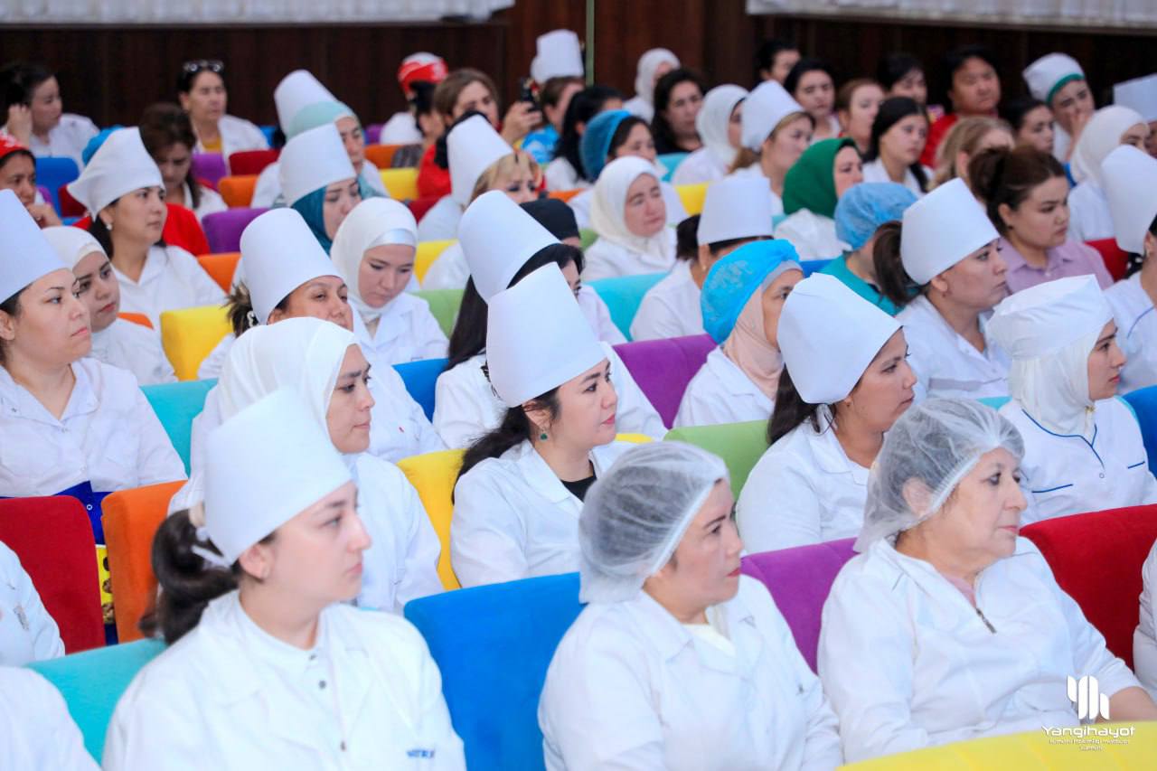 C поварами и медсестрами детсадов Ташкента переговорили сотрудники СЭС