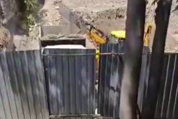 В Ташкенте котлован решили вырыть в пяти метрах от жилого дома — видео