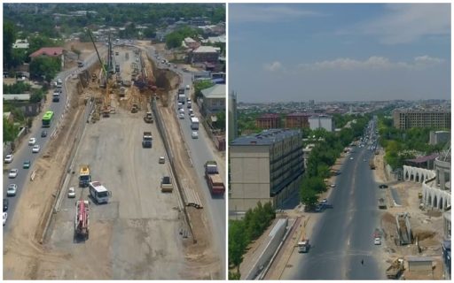 В Ташкенте стоимость ремонта дороги на улице Темура Малика составила миллиарды сумов