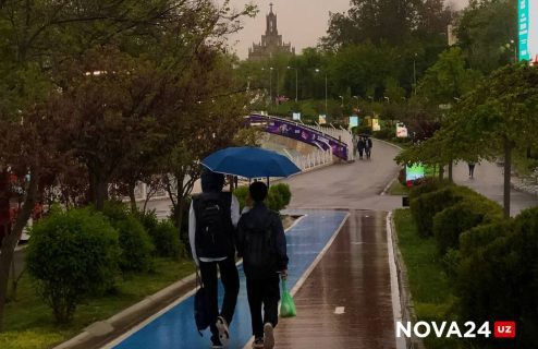 По Узбекистану пройдут дожди: погода на 15 июля