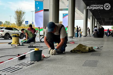 В аэропорту Ташкента появятся кнопки вызова помощи