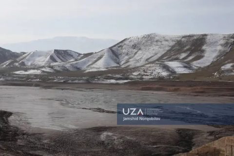 В Кашкадарье осушили водохранилище Кызылсув