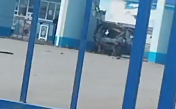 В Маргилане на АГНКС в автомобиле Matiz взорвался газовый баллон — видео 1 В Маргилане на АГНКС в автомобиле Matiz взорвался газовый баллон — видео