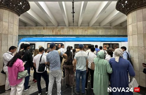В Ташкенте мужчина домогался до женщины в метро