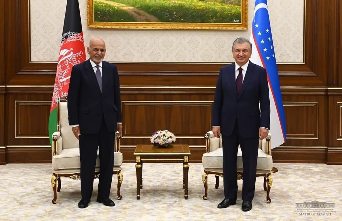 Мирзиёев встретился с президентом Афганистана Ашрафом Гани