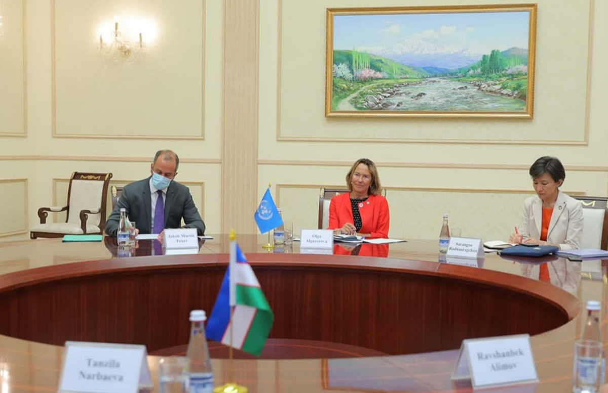 Танзила Нарбаева приняла заместителя Генерального секретаря ООН Ольгу Алгаерову